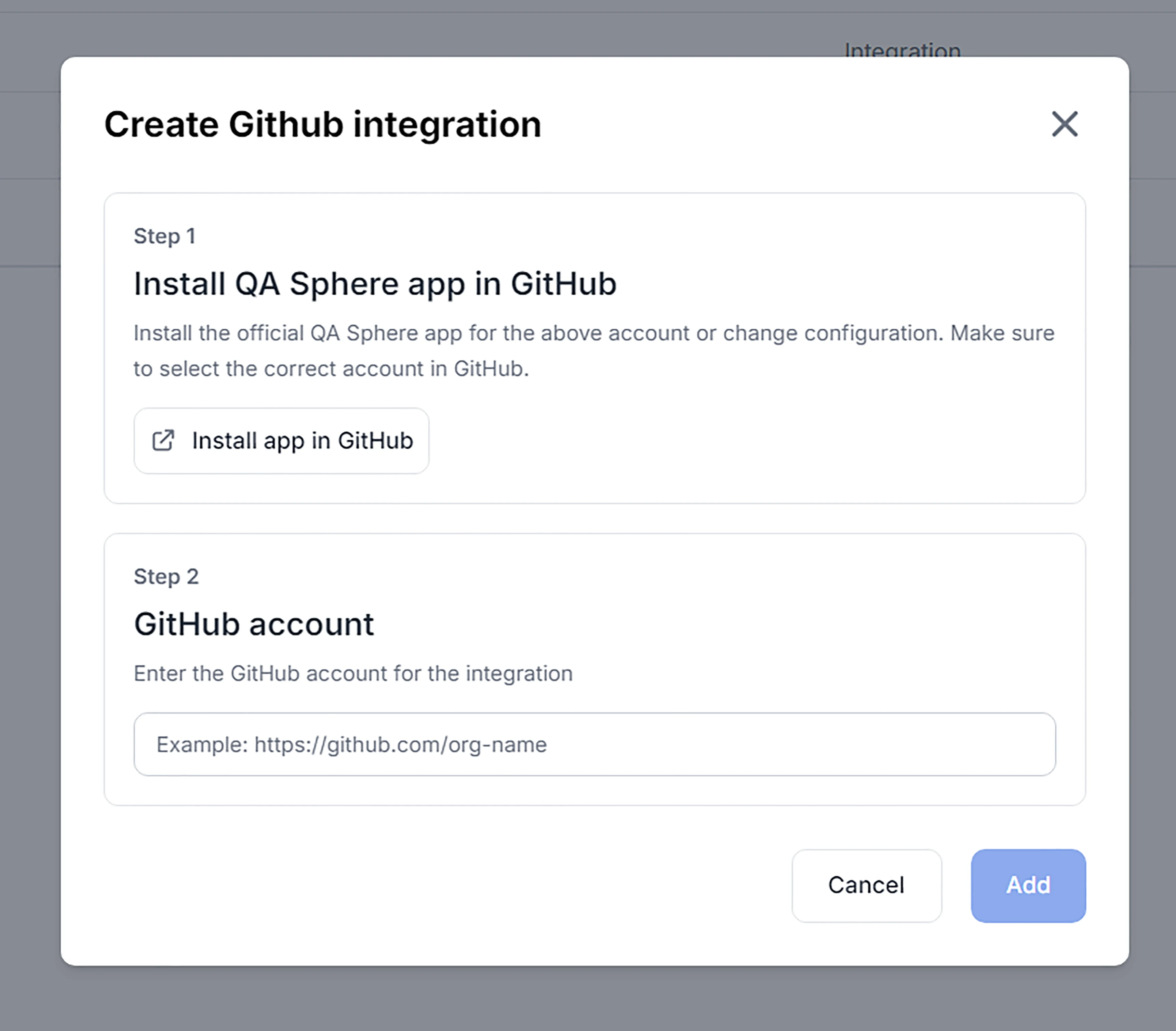 Adding GitHub Issue integration